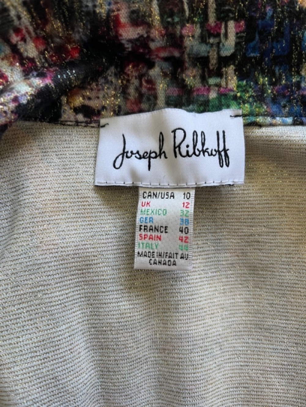 Cold Shoulder Joseph Ribkoff Top - Picture 7 of 7